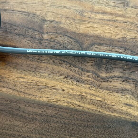 Monster Standard Interlink 100 RCA Audio Cable 7FT High Performance - Picture 3 of 4